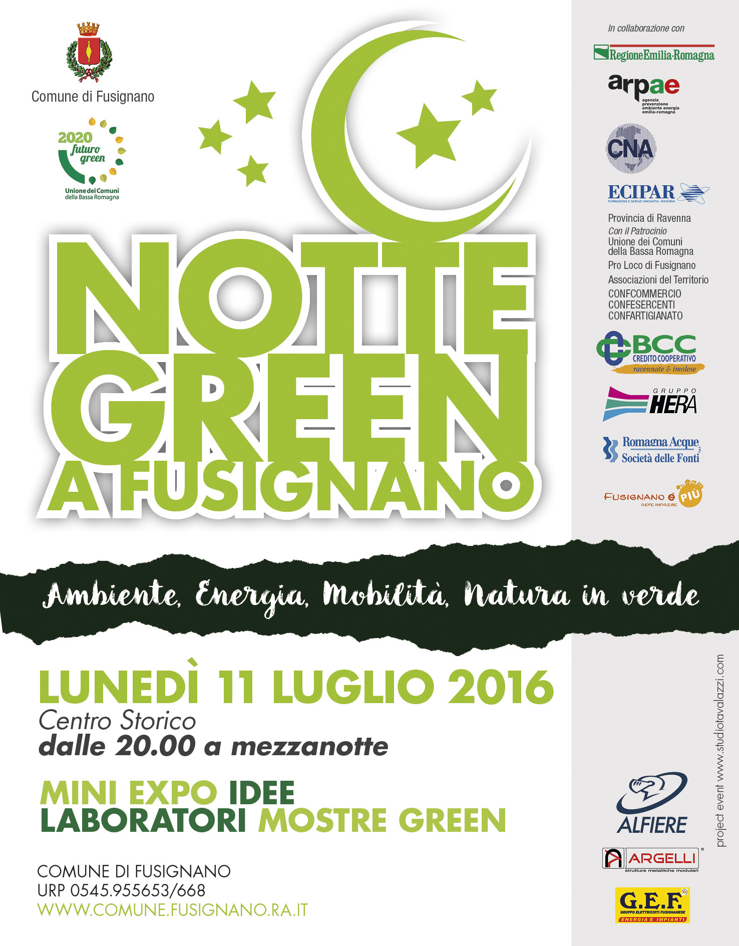 Fusignano Notte Green locandina